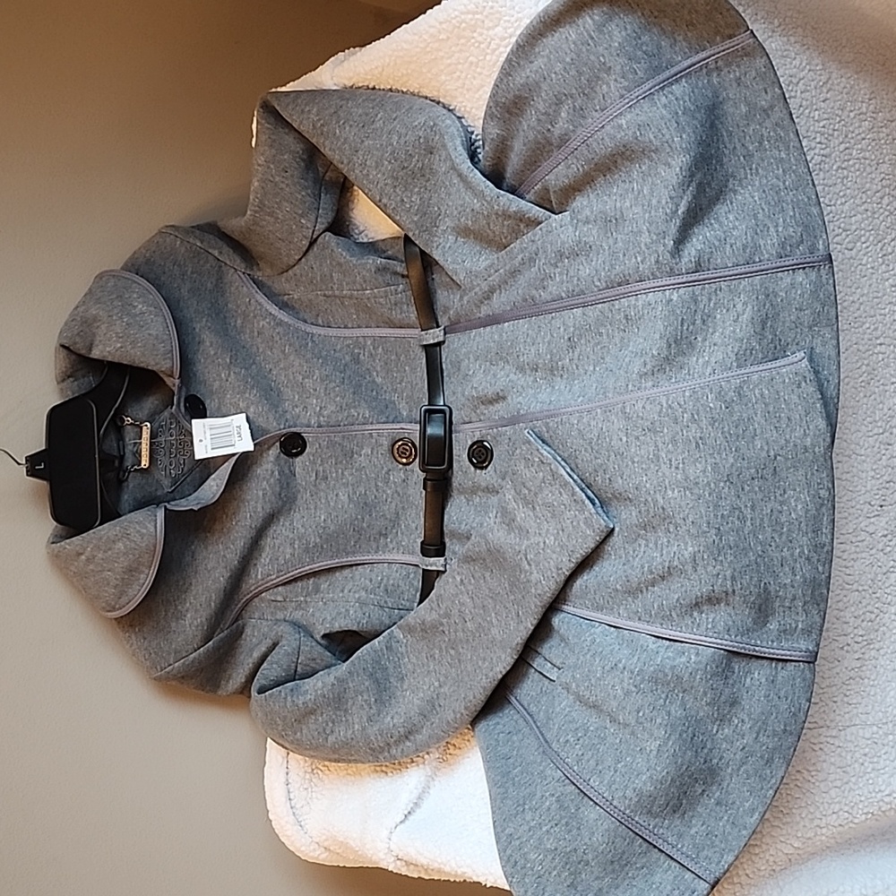 Joujou Dress Coat Heather Grey, Girls, Large